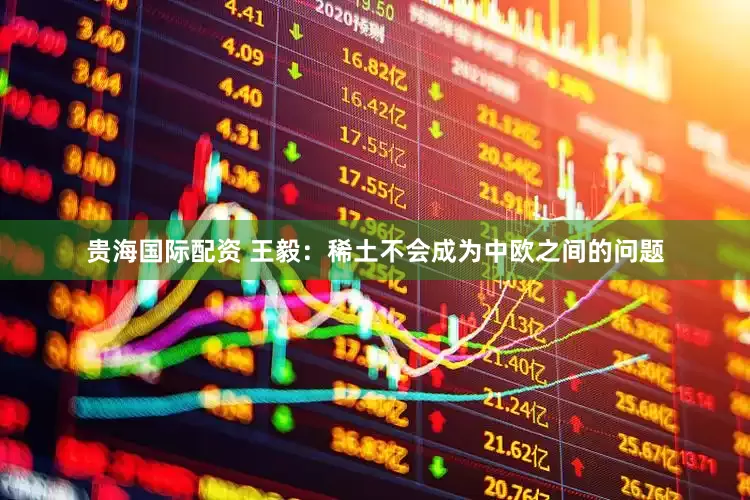 贵海国际配资 王毅：稀土不会成为中欧之间的问题